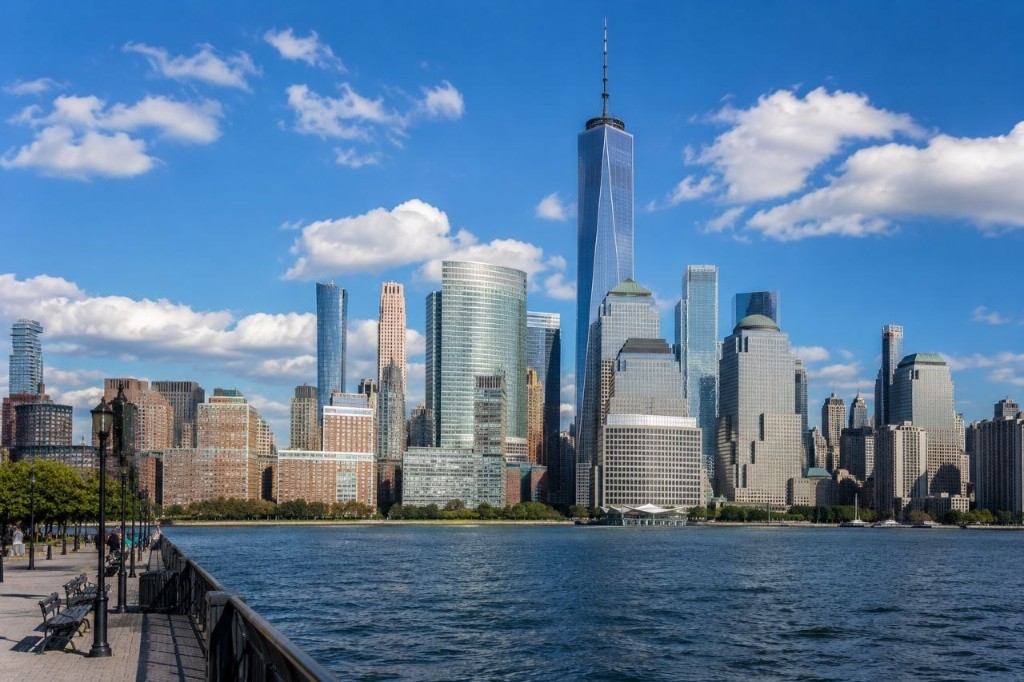 City skyline representing international career opportunities